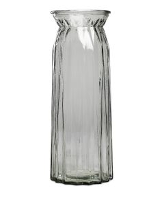 FLORAL GLASVAS D11CM H29CM