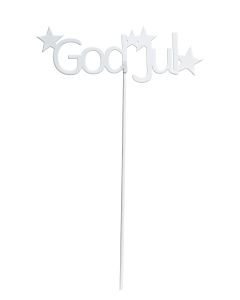 STICKS GOD JUL METALL VIT B11CM