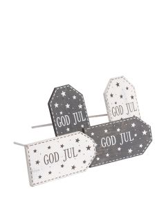 GOD JUL STICKS TRÄ MIX L7,5CM