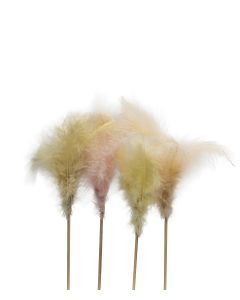 FJÄDER PÅ PINNE H10CM - 24CM PINNE