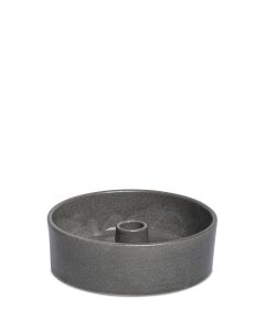 AMELIE GRÅ LJUSSTAKE D15CM H5CM