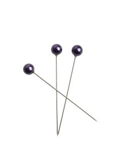 PÄRLA PÅ NÅL 9 MMX 6CM M LILA 100/BOX 