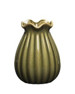 HJÖRDIS GRÖN VAS D11CM H14CM