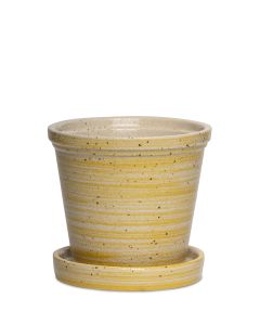 BRIGHTON GUL KRUKA MED FAT D13CM H13CM