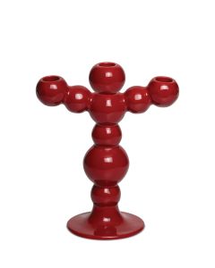 GRÄNNA KULLJUSSTAKE TREARM RÖD B18CM H21,5CM