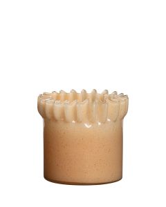 SPRITS CREAM GLASKRUKA D14CM H13CM