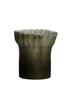 SPRITS GRÖN GLASKRUKA/VAS D16CM H17CM