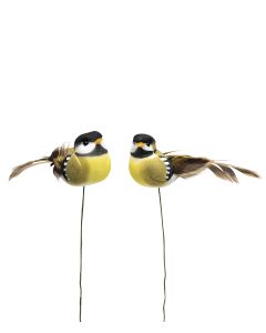 FÅGELSTICKS GUL B8,5CM