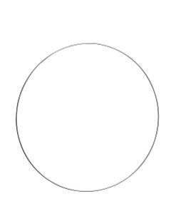 SMIDE RING UTAN BEN 50 CM