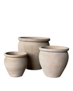 RÖRVIK TERRA BRUN KRUKA ANTIK S/3