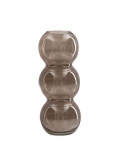 CURVE GLASVAS GRÅ D18CM H45CM