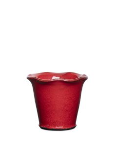 LINDO RÖD KRUKA D14CM H15CM