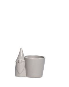 GÖSTA VARMGRÅ MINIKRUKA D6,5CM H6,5CM