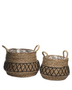 KORG M SVART DEKOR S/3