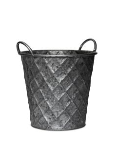 BURTON GRÅ METALLKRUKA D26CM H26CM