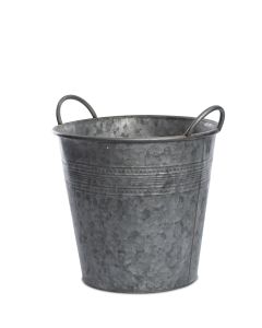 DERBY GRÅ METALLKRUKA D26CM H26CM