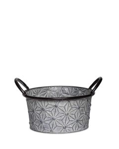 KIRBY ANTIKBRUN METALLSKÅL D20CM H10CM