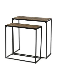 KONSOLLBORD S/2 L71/81CM B29/32CM H73/83CM