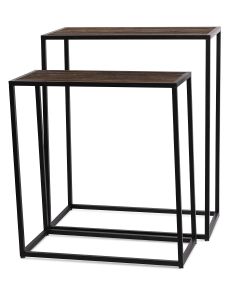 KONSOLLBORD S/2 L93/100CM B43/50CM H100/120CM