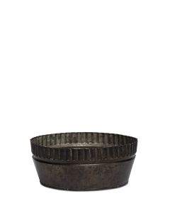 ODETTE BRONS SKÅL METALL D23CM H9,5CM