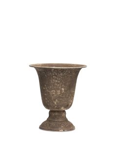 ELLA POKAL ANTIKBRUN METALL D16CM H18CM