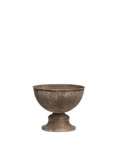 ELLA ANTIKBRUN POKAL METALL D14CM H12CM