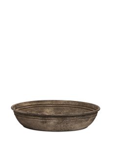 ELLA ANTIKBRUN SKÅL METALL D33CM H7CM