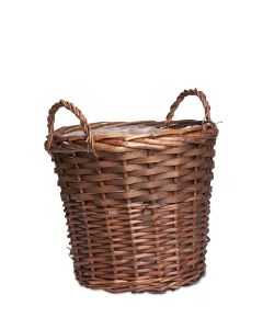 BRUN KORG D25CM H25CM