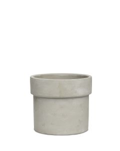 RAKI LJUSGRÅ KRUKA D13,5CM H13CM