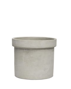 RAKI LJUSGRÅ KRUKA D17CM H15CM