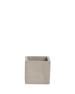 GRÅ CEMENTKRUKA D6,5CM H7,5CM