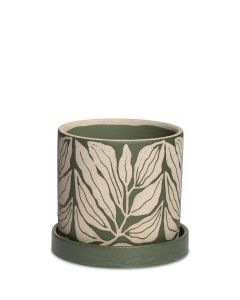 SONJA M GRÖN CYLINDER H11,5*D10 CM