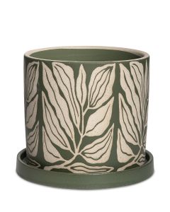 SONJA M GRÖN CYLINDER H16,5*D15,5 CM