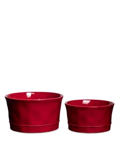 SVEA RÖD SKÅL RUND S/2 D14/17CM H8/10CM