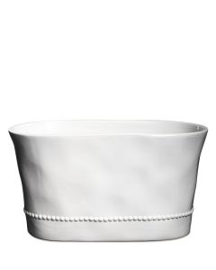 SVEA VIT SKÅL OVAL L21,5CM B10,5CM H12CM