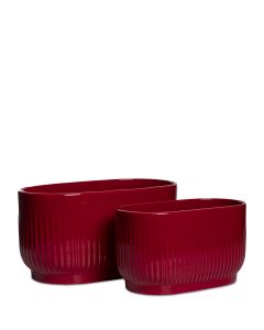 SIXTEN RÖD SKÅL OVAL S/2