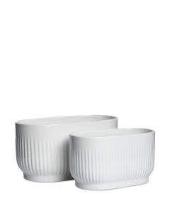 SIXTEN VIT SKÅL OVAL S/2