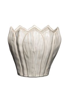 LINNÉA CREAM KRUKA D14CM H15,5CM