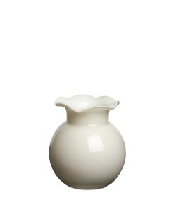 IDA GLASVAS VANILJ CREAM D14,5CM H14,5CM