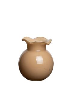 IDA GLASVAS NOUGAT D17CM H16CM