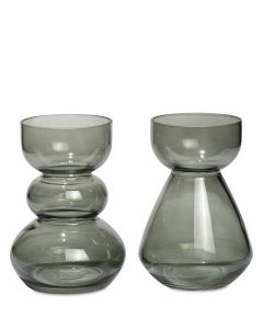 HYACINT FORM GRÖNGLAS MIX D8CM H14CM