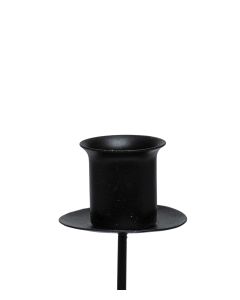 LJUSHÅLLARE METALL SVART H4,5