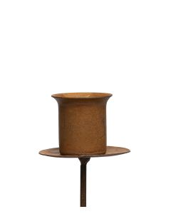 LJUSHÅLLARE METALL ROST H4,5