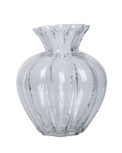 GLASVAS FLOWER D23CM H27,5CM