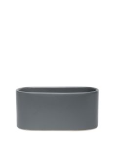 DOPPIO GRÅ SKÅL OVAL 21*11*10