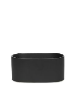 DOPPIO MATTSVART SKÅL OVAL 24*12,5*11