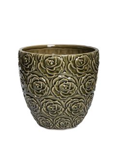 ESTELLE GRÖN KRUKA D17,5CM H18CM