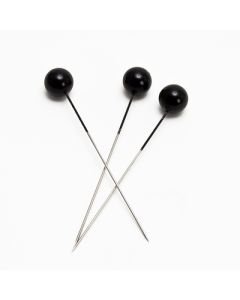 PÄRLA PÅ NÅL 9 MMX 6CM SVART 100/BOX 
