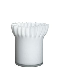 SPRITS VIT GLASKRUKA/VAS D16CM H17CM