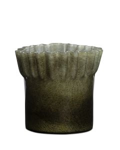 SPRITS GRÖN GLASKRUKA D19CM H19CM